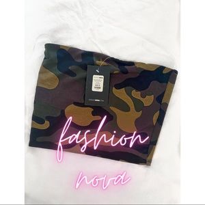 Fashion Nova bandeau crop top!!